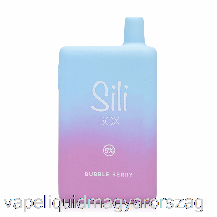 Sili Box 6000 Eldobható Bubble Berry Vape Folyadék